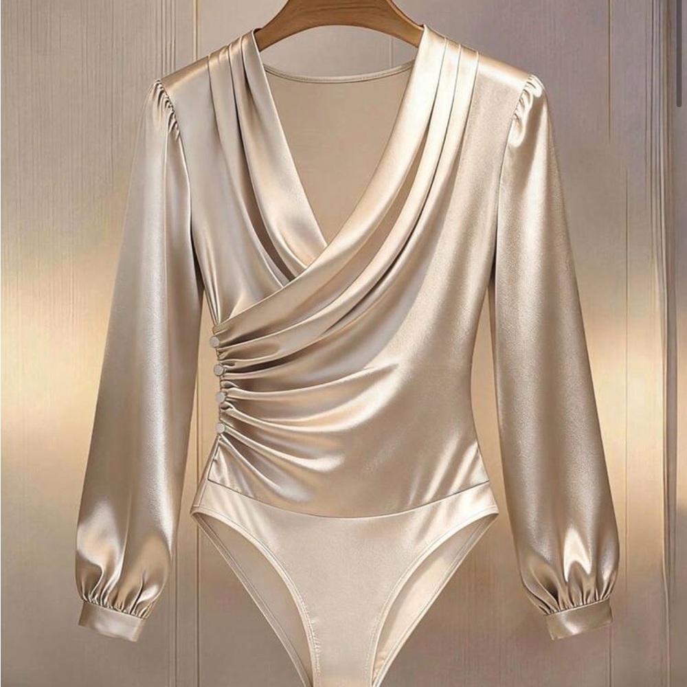 Women’s Gold Bodysuit/Gold Top
